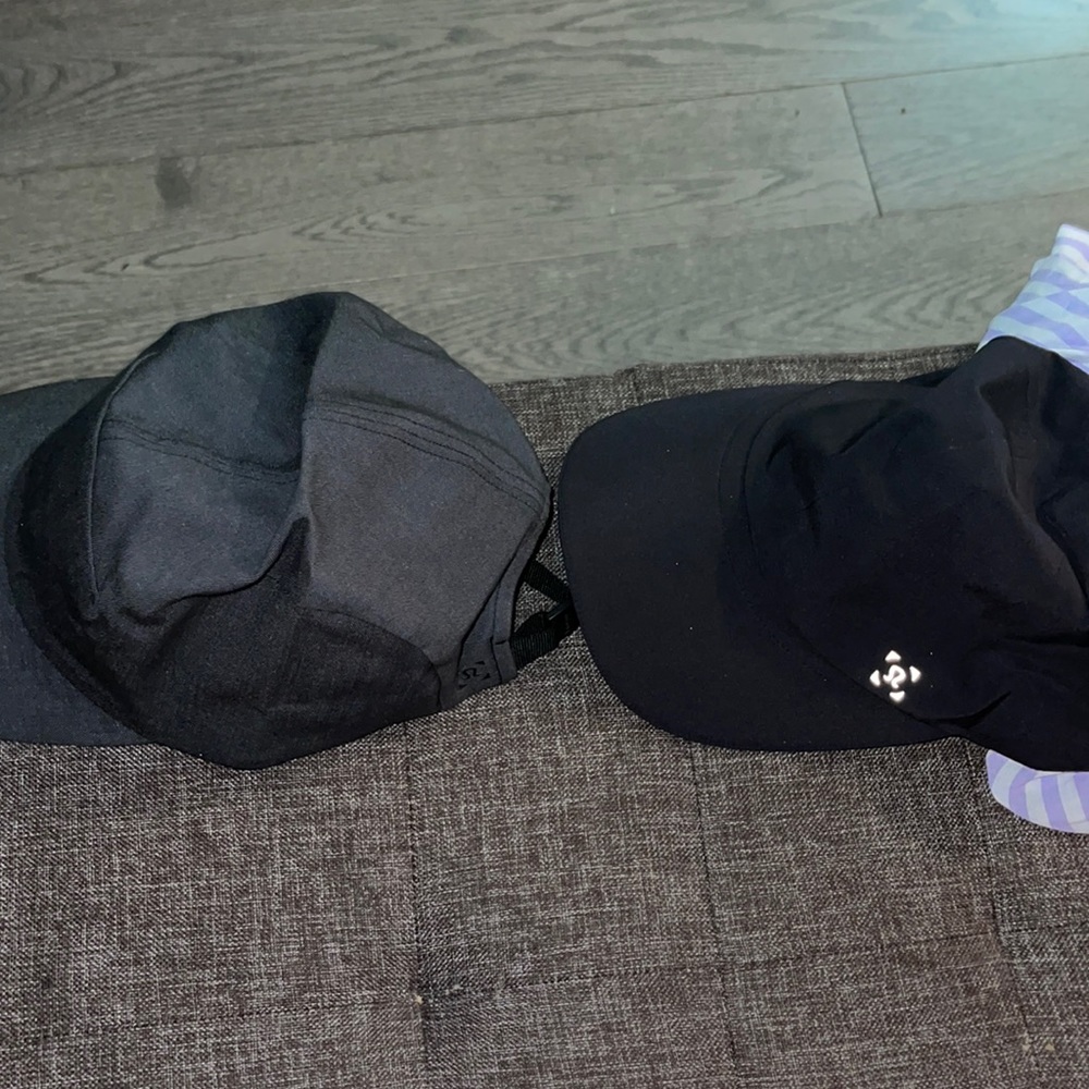 Gray lululemon hat black is sold